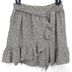 Altar’d State animal print Cheetah Ruffle Skirt NWT